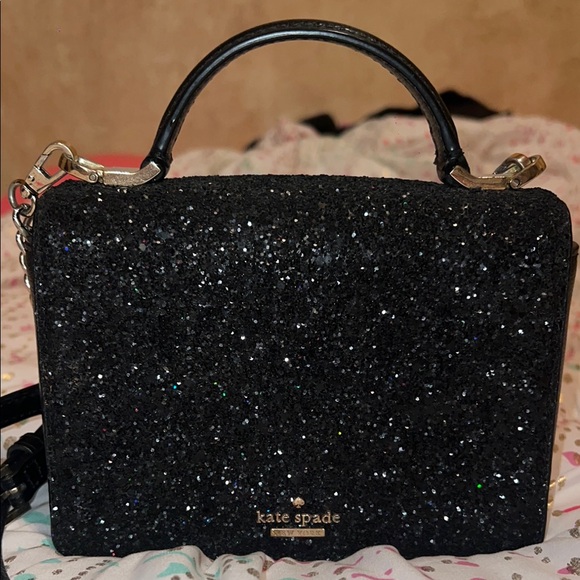 Black Glitter Handbag - Picture 2 of 4